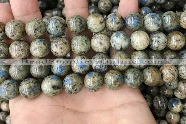 CKJ404 15.5 inches 12mm round k2 jasper beads wholesale