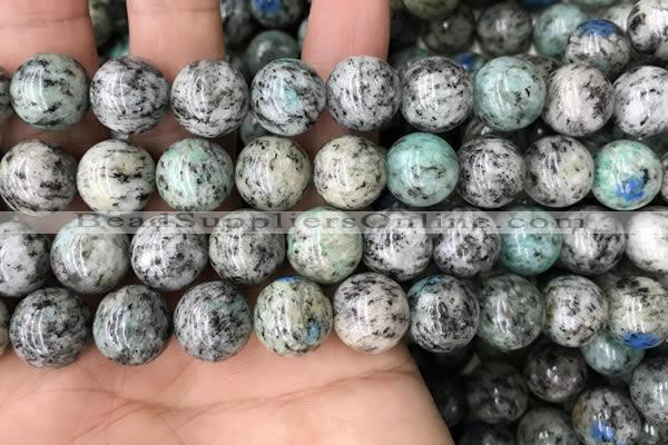 CKJ411 15.5 inches 12mm round k2 jasper beads wholesale