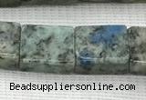 CKJ443 15.5 inches 8*10mm - 10*12mm rectangle natural k2 jasper beads