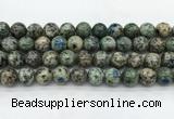 CKJ466 15.5 inches 12mm round natural k2 jasper beads wholesale