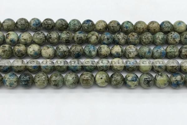 CKJ471 15.5 inches 8mm round natural k2 jasper beads wholesale