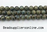 CKJ478 15.5 inches 14mm round natural k2 jasper beads wholesale