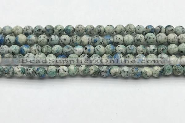 CKJ502 15.5 inches 6mm round natural k2 jasper gemstone beads