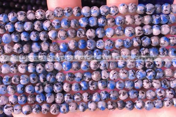 CKJ700 15.5 inches 4mm round imitation k2 jasper beads wholesale