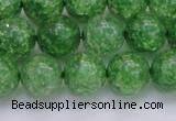 CKQ340 15.5 inches 14mm round dyed crackle quartz beads wholesale