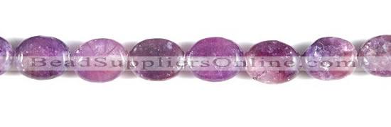 CKU01 15 inches 8*10mm oval purple kunzite beads Wholesale