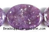 CKU03 15 inches 13*18mm oval purple kunzite beads Wholesale