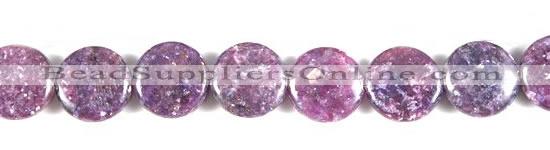 CKU04 15 inches 16mm coin purple kunzite beads wholesale