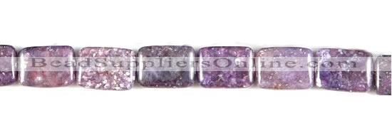 CKU10 15 inches 13*18mm rectangle purple kunzite beads wholesale