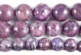 CKU16 15 inches 8mm,10mm & 12mm round purple kunzite beads