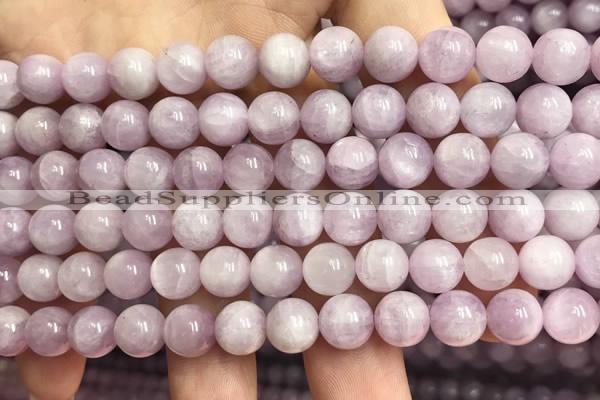 CKU321 15.5 inches 8mm round natural pink kunzite beads