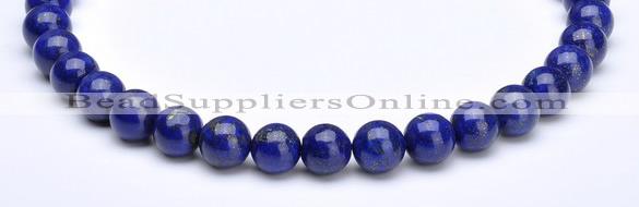 CLA14 16mm round deep blue dyed lapis lazuli beads wholesale