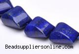 CLA30 14*18mm deep blue dyed lapis lazuli gemstone beads