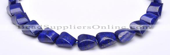 CLA30 14*18mm deep blue dyed lapis lazuli gemstone beads