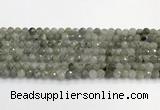 CLB1075 15.5 inches 6mm faceted round labradorite beads