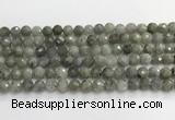 CLB1076 15.5 inches 8mm faceted round labradorite beads