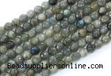 CLB1231 15.5 inches 6mm faceted round labradorite gemstone beads