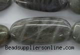 CLB136 15.5 inches 20*40mm oval labradorite gemstone beads