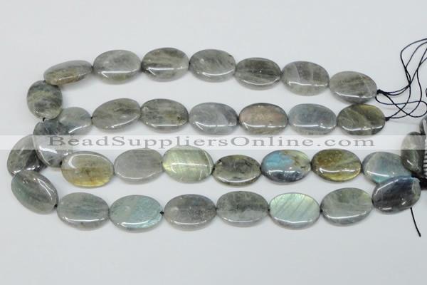 CLB176 15.5 inches 18*25mm oval labradorite gemstone beads