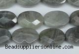 CLB188 15.5 inches 13*18mm faceted oval labradorite beads