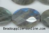 CLB189 15.5 inches 22*30mm faceted oval labradorite beads