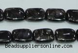 CLB309 15.5 inches 10*14mm rectangle black labradorite gemstone beads