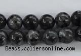 CLB354 15.5 inches 12mm round black labradorite beads wholesale