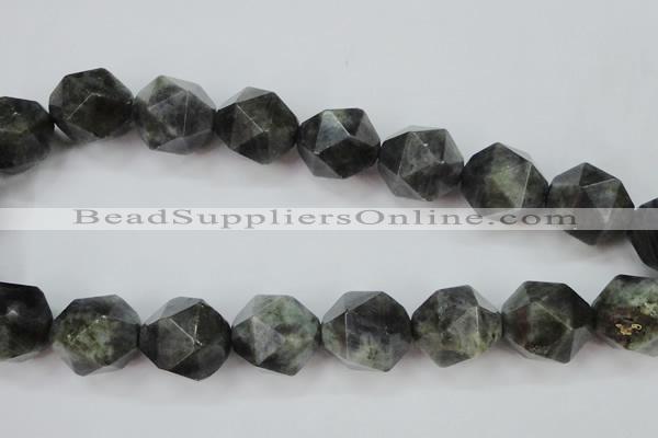 CLB458 15 inches 20mm faceted nuggets labradorite gemstone beads