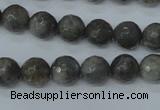 CLB513 15.5 inches 10mm faceted round labradorite gemstone beads