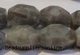 CLB703 15.5 inches 13*18mm - 16*22mm faceted nuggets labradorite beads