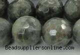 CLB715 15.5 inches 20mm faceted round labradorite gemstone beads