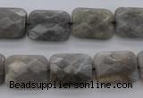 CLB749 15.5 inches 10*14mm faceted rectangle labradorite gemstone beads