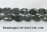 CLB799 25*30mm - 25*35mm faceted octagonal labradorite beads