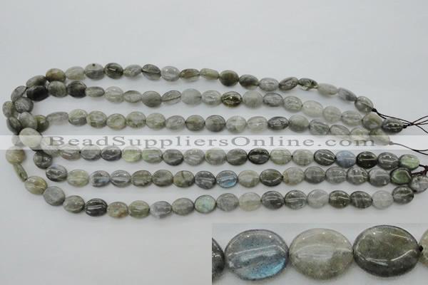 CLB80 15.5 inches 8*10mm oval labradorite beads wholesale