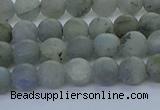 CLB872 15.5 inches 6mm round matte labradorite gemstone beads