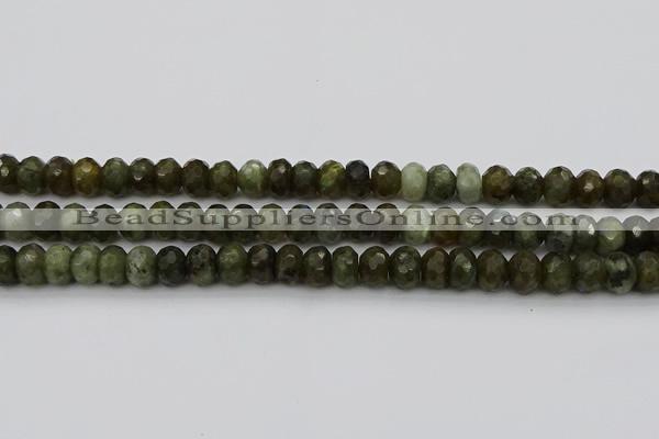 CLB958 15.5 inches 8*12mm faceted rondelle labradorite beads