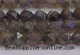 CLB972 15.5 inches 8mm faceted nuggets labradorite gemstone beads