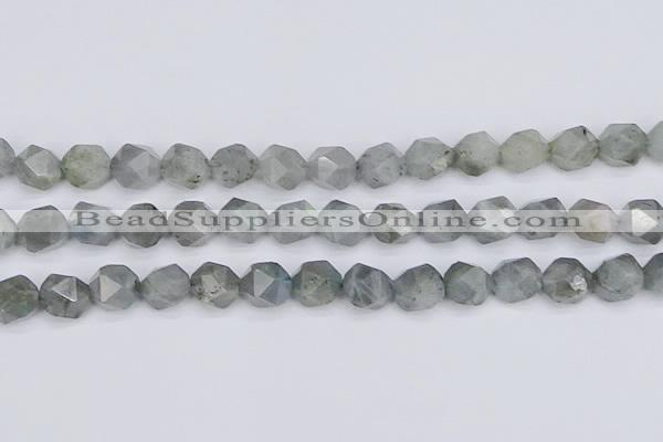 CLB984 15.5 inches 12mm faceted nuggets labradorite beads wholesale