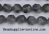 CLB986 15.5 inches 6mm faceted nuggets labradorite beads wholesale