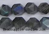 CLB989 15.5 inches 12mm faceted nuggets labradorite beads wholesale