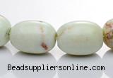 CLE01 15*20mm egg shape lemon turquoise stone beads wholesale