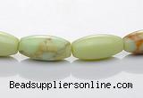 CLE05 16 inch 6*12mm lemon turquoise rice stone beads Wholesale