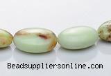 CLE08 10*14mm oval lemon turquoise gemstone beads Wholesale