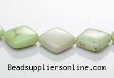 CLE14 rhombic 10*10mm lemon turquoise gemstone beads Wholesale