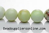 CLE20 16 inches 10mm round lemon turquoise stone beads Wholesale