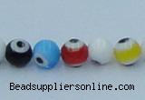 CLG504 16 inches 6mm round lampwork glass beads wholesale