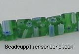 CLG561 16 inches 6*6mm cube lampwork glass beads wholesale