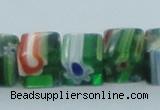 CLG563 16 inches 8*8mm cube lampwork glass beads wholesale