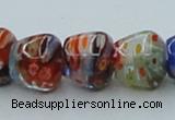 CLG574 16 inches 10*12mm apple lampwork glass beads wholesale