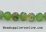 CLG602 16 inches 6mm round lampwork glass beads wholesale